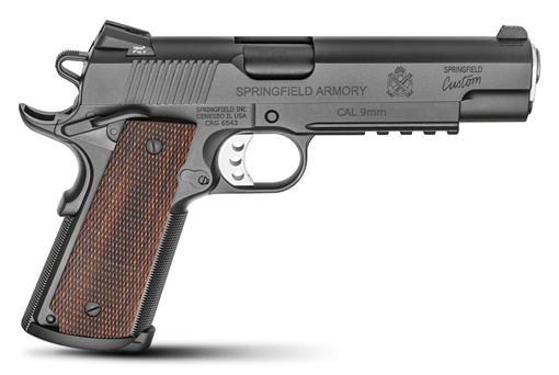 Picture of SPRINGFIELD ARMORY 1911 9MM FBI CONTRAC LIGHT RAIL BLACK T PC9119LR