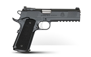 Picture of Springfield Tactical Response Pistol, Operator, Semi-automatic, 1911, 45 ACP, 5", Black, G10, 7 Rounds, Range Bag, California Compliant, 3 Dot, Steel, Armory Kote PC9105LCA18