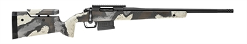 Picture of Springfield Model 2020 Waypoint, Bolt Action, 308 Winchester, 20" Fluted Stainless Barrel, SA Radial Brake, Cerakote Finish, Graphite Black, Ridgeline Camo Adjustable Carbon Fiber Stock with M-LOK, TriggerTech Adjustable Trigger, 5 Rounds, 1 AICS Short Action Magazine BAW920308DA