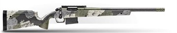 Picture of Springfield Model 2020 Waypoint, Bolt Action, 308 Winchester, 20" Carbon Fiber Barrel, SA Radial Brake, Green Color, Mil-Spec Green Cerakote, Evergreen Camo Carbon Fiber Stock with M-LOK, TriggerTech Adjustable Trigger, 5Rd, 1 AICS Short Action Magazine BAW920308CFG