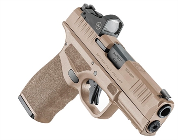 Picture of Springfield Hellcat Pro FDE Handgun 9mm Luger 10rd Magazines(2) 3.7" Barrel w/CT1500 Red Dot HCP9379FOSPCTLC