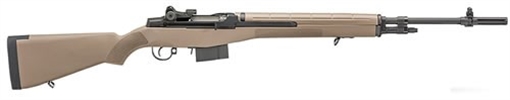 Picture of Springfield Armory M1A Standard Issue *CA Compliant 308 Win 10+1 22" Black Parkerized Steel Barrel w/Muzzle Brake, Black Parkerized Steel Receiver, Fixed Flat Dark Earth Synthetic Stock MA9120CA