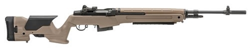 Picture of Springfield Armory M1A Loaded Precision 308 Win 10+1 22" National Match Carbon Steel Barrel Black Parkerized Rec Flat Dark Earth Archangel Precision with Adjustable LOP & Comb Stock Right Hand MP9220