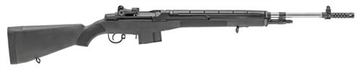 Picture of Springfield Armory M1A Loaded *CA Compliant 6.5 Creedmoor 10+1 22" Stainless Medium National Match Barrel, Black Parkerized Steel Receiver, Black Synthetic Fixed Stock MA9826C65CA