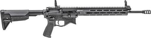 Picture of Springfield Armory SAINT Edge 5.56x45mm NATO 10+1 16" Black Melonite Barrel Black Hard Coat Anodized Rec Black Adjustable Bravo Mod 0 SopMod Stock Black Bravo Mod 2 Grip Right Hand STE916556BLC