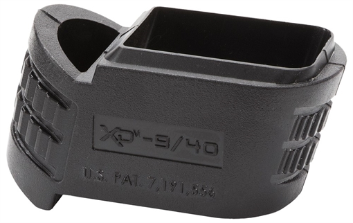 Picture of Springfield Armory Backstrap Sleeve made of Polymer with Black Finish & 1 Piece Design for 9mm Luger, 40 S&W Springfield XD-M Compact with #1 Backstrap XDM5001C