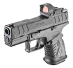 Picture of Springfield Armory XD-M Elite Compact OSP 10mm Auto 3.80" 11+1 Black Melonite Steel Slide/Barrel with Optic Cut Black Interchangeable Backstrap Grip Includes Hex Dragonfly Red Dot XDME93810CBHCOSPD