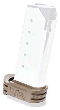 Picture of Springfield Armory Backstrap Sleeve 45 ACP Fits Springfield XDS Flat Dark Earth Polymer XDS5002FDE