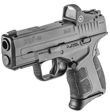 Picture of SPRINGFIELD XDS MOD2 OSP W/ CTS-1500 RED DOT HGA 9MM 3.3 IN BBL 3 DOT WHITE SGTS 1/7 & 1/9 MAGS BLK XDSG9339BCT