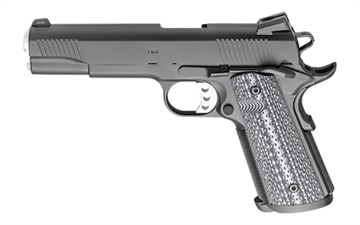 Picture of Springfield Tactical Response Pistol, Semi-automatic, 1911, Full Size, 45 ACP, 5", Black, Cocobolo, 7 Rounds, Range Bag, Match Grade, California Compliant, Ambidextrous, Tritium Night Sights, Steel, Armory Kote PC9108LCA18