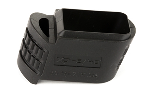 Picture of Springfield Armory Backstrap Sleeve made of Polymer with Black Finish & 1 Piece Design for 9mm Luger, 40 S&W Springfield XD-M Compact with #2 Backstrap & 3.80" Barrel XDM5002C