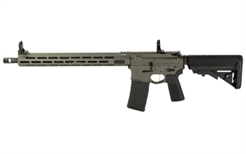 Picture of Springfield SAINT Victor, Semi-automatic, AR, 223 Remington/556NATO, 16" Barrel, 1:8 Twist, Mid-Length Gas System, Cerakote Finish, Tungsten Gray, Black B5 Stock and Grip, 15" M-LOK Free Float Handguard, Flip Up Front and Rear Sights, 30 Rounds, 1 Magazine STV916556T-B5 STV916556TB5