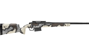 Picture of Springfield Model 2020 Waypoint, Bolt Action, 308 Winchester, 20" Fluted Stainless Barrel, SA Radial Brake, Cerakote Finish, Graphite Black, Ridgeline Camo Carbon Fiber Stock with M-LOK, TriggerTech Adjustable Trigger, 5 Rounds, 1 AICS Short Action Magazine BAW920308D
