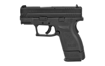 Picture of Springfield Armory XD *CA Compliant Sub-Compact 40 S&W 10+1, 3" Black Melonite Steel Barrel & Serrated Steel Slide, Black Polymer Frame w/Picatinny Rail, Black Polymer Grip XD9802