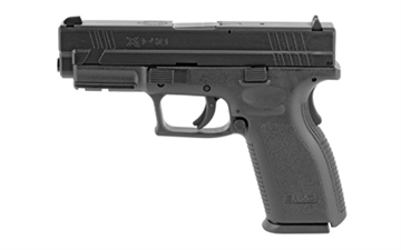 Picture of Springfield Armory XD Service *CA Compliant 40 S&W 10+1 4" Black Melonite Steel Barrel & Serrated Slide, Black Polymer Frame w/Picatinny Rail, Black Polymer Grip XD9102