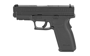 Picture of Springfield Armory XD Service *CA Compliant 45 ACP 10+1, 4" Black Melonite Steel Barrel & Serrated Slide, Black Polymer Frame w/Picatinny Rail, Black Polymer Grip XD9611