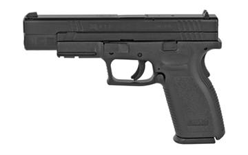 Picture of Springfield Armory XD Tactical *CA Compliant 9mm Luger 10+1, 5" Black Melonite Steel Barrel, Black Melonite Long/Serrated Steel Slide, Black Polymer Frame w/Picatinny Rail XD9401