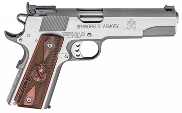 Picture of SPRINGFIELD 1911-A1 RANGE OFFICER HGA 45 AUTO 4 IN BBL STAINLESS 2/7R PI9124L