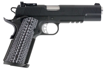 Picture of SPRINGFIELD 1911-A1 TRP OPERATOR HGA LIGHT RAIL 45 AUTO 5 IN BBL BLK TRIJ/W RANGE BAG 2/7RD PC9105L18