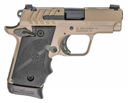 Picture of SPRINGFIELD 911 HGA 380 AUTO 2.7 IN BBL TRITIUM SGTS DESERT FDE 2 MAGS PG9109F