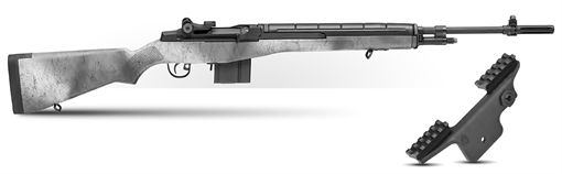 Picture of Springfield Armory  M1A Standard Issue Gear Up Pkg 308 Win/7.62x51mm 10+1 22" Black Carbon Steel Barrel, Black Parkerized Stainless Steel Receiver, Fixed Synthetic Stock MA9112-PKG