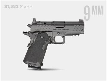 Picture of SPRINGFIELD ARMORY ARMORY 1911 DS PRODIGY AOS FULL SIZE GRIP U-NOTCH W/TRITIUM LC 9 MM 3.5IN BARREL 10RD BLACK FULL SIZE GRIP U-NOTCH W/TRITIUM LC PH9114AOSLC PH9114AOSLC