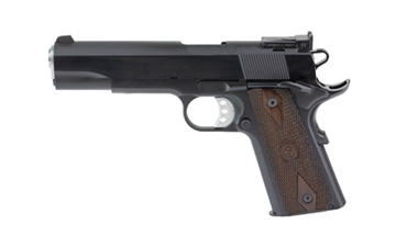 Picture of SPRINGFIELD ARMORY ARMORY 1911 GARRISON TARGET 45 ACP 5IN BARREL 7RD BLUED W / ADJ REAR SIGHT PX9420-ADJ PX9420-ADJ