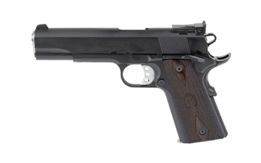 Picture of SPRINGFIELD ARMORY ARMORY 1911 GARRISON TARGET 9MM 5IN BARREL 9RD BLUED W / ADJ REAR SIGHT PX9419-ADJ PX9419-ADJ