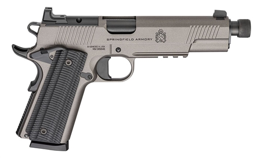 Picture of SPRINGFIELD ARMORY ARMORY 1911 OPERATOR AOS THREADED HANDGUN .45 ACP 5.75IN BARREL 2-8RD MAGS GRAY   POT9230TAOS