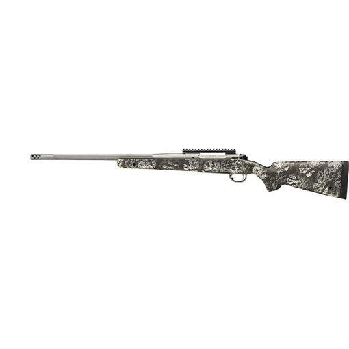 Picture of Springfield Model 2020, Boundary, Bolt Action Rifle, 308 Winchester, 20" Fluted Steel Barrel, 1:10 Twist, SA Radial Brake, Cerakote Finish, Tactical Gray, Rogue Camo AG Sportsman Carbon Fiber Stock with M-LOK and QD Cups, TriggerTech Adjustable Trigger, 4 Rounds BAB920308Y