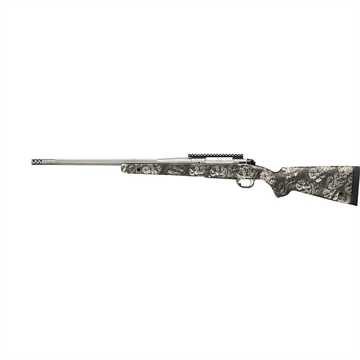 Picture of Springfield Model 2020, Boundary, Bolt Action Rifle, 308 Winchester, 20" Fluted Steel Barrel, 1:10 Twist, SA Radial Brake, Cerakote Finish, Tactical Gray, Rogue Camo AG Sportsman Carbon Fiber Stock with M-LOK and QD Cups, TriggerTech Adjustable Trigger, 4 Rounds BAB920308Y