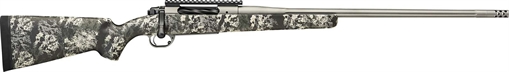 Picture of Springfield Model 2020, Boundary, Bolt Action Rifle, 300 Winchester Magnum, 24" Fluted Steel Barrel, 1:10 Twist, SA Radial Brake, Cerakote Finish, Tactical Gray, Rogue Camo AG Sportsman Carbon Fiber Stock with M-LOK and QD Cups, TriggerTech Adjustable Trigger, 3 Rounds BAB924300WMY