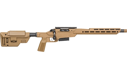 Picture of Springfield 2020 Heatseeker, Bolt Action Rifle, 6.5 Creedmoor, 16" Threaded Carbon Fiber Barrel, 1:8 Twist, Cerakote Finish, Coyote, Sharps Bros Heatseeker Chassis, B5 Systems P-Grip 23 and Collapsible Precision Stock, TriggerTech Adjustable Trigger, 5 Rounds, 1 AICS Magazine BAH91665CMCFCB