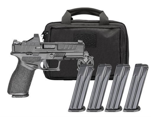 Picture of Springfield Gear Pac Echelon 4.0 FC Handgun 9mm Luger 17(3) & 20(1)rd Magazines 4" Barrel U-Dot Fixed & Green Dot Optic & Bag EC9409BFC-PAC