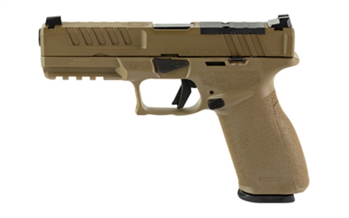Picture of Springfield Echelon, Semi-automatic, Striker Fired, Polymer Framed Pistol, Full Size, 9MM, 4.5" Barrel, Melonite Finish, Flat Dark Earth, Crimson Trace CT-1500, Optics Ready Slide, Front Tritium Night Sight, Tactical Rack U-Dot Rear, 5 Magazines, (3)-17 Round & (2)-20 Round, Includes Range Bag EC9459F-U-GU25