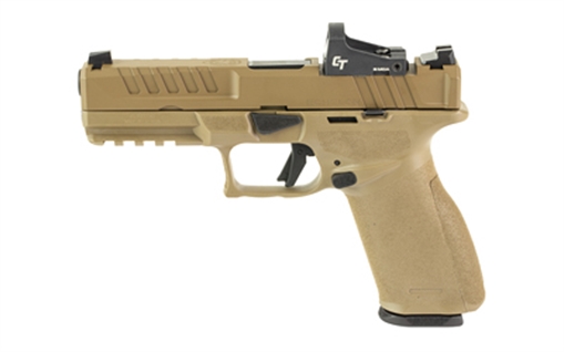 Picture of Springfield Echelon, Semi-automatic, Striker Fired, Full Size, 9MM, 4.5" Barrel, Melonite Finish, Flat Dark Earth, Crimson Trace CT-1500, Optics Ready Slide, Front Tritium Night Sight, Tactical Rack U-Dot Rear, 15 Rounds, 5 Magazines, Includes Range Bag EC9459F-U-15-GU25 EC9459F-U-15G25
