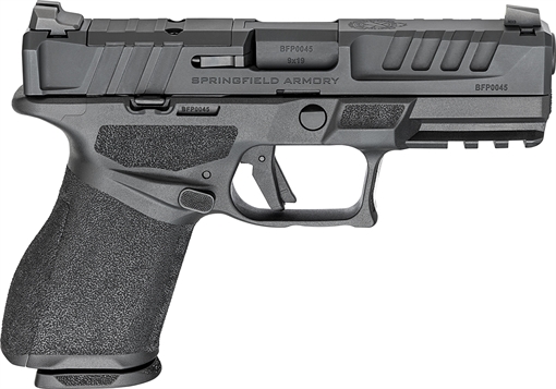 Picture of Springfield Echelon 4.0C, Semi-automatic, Striker Fired, Polymer Framed Pistol, Full Size, 9MM, 4" Barrel, Melonite Finish, Black, Crimson Trace CT-1500, Optics Ready Slide, Front Tritium Night Sight, Tactical Rack U-Dot Rear, 15 Rounds, 5 Magazines, Includes Range Bag EC9409B-U-15-GU25 EC9409B-U-15G25