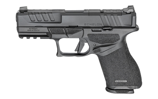 Picture of Springfield Echelon 4.0C, Semi-automatic, Striker Fired, Polymer Framed Pistol, Full Size, 9MM, 4" Barrel, Melonite Finish, Black, Optics Ready Slide, 3-Dot Tritium Night Sights, 2 Magazines, (1)-18 Round and (1)-15 Round EC9409B-3D EC9409B3D