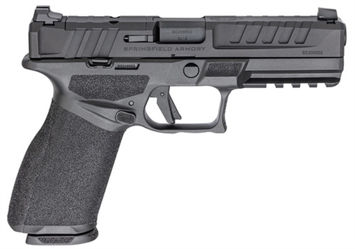 Picture of Springfield Echelon, Semi-automatic, Striker Fired, Polymer Framed Pistol, Full Size, 9MM, 4.5" Barrel, Melonite Finish, Black, Optics Ready Slide, Front Tritium Night Sight, Tactical Rack U-Dot Rear, 10 Rounds, 2 Magazines EC9459BLC-U EC9459BLCU