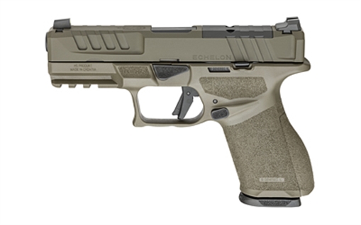Picture of Springfield Echelon 4.0C, Semi-automatic, Striker Fired, Polymer Framed Pistol, Compact, 9MM, 4" Barrel, Cerakote Finish, Olive Drab Green, Optics Ready Slide, Front Tritium Night Sight, Tactical U-Dot Rear, 10 Rounds, 2 Magazines EC9409GLC-U