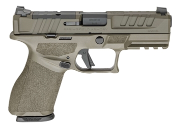 Picture of Springfield Echelon 4.0C, Semi-automatic, Striker Fired, Polymer Framed Pistol, Compact, 9MM, 4" Barrel, Cerakote Finish, Olive Drab Green, Optics Ready Slide, Front Tritium Night Sight, Tactical U-Dot Rear, 15 Rounds, 2 Magazines EC9409G-U-15
