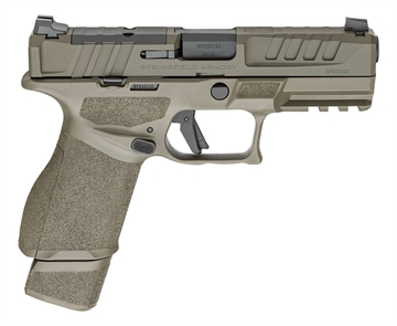 Picture of Springfield Echelon 4.0C, Semi-automatic, Striker Fired, Polymer Framed Pistol, Compact, 9MM, 4" Barrel, Cerakote Finish, Olive Drab Green, Optics Ready Slide, Front Tritium Night Sight, Tactical U-Dot Rear, 2 Magazines, (1)-18 Round & (1)-15 Round EC9409G-U