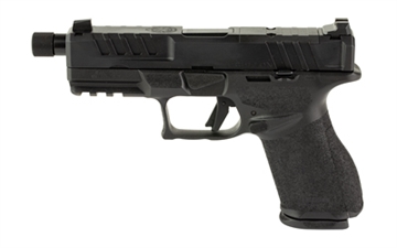Picture of Springfield Echelon 4.0C, Semi-automatic, Striker Fired, Polymer Framed Pistol, Full Size, 9MM, 4.7" Barrel, Threaded 1/2X28, Melonite Finish, Black, Optics Ready Slide, 3-Dot Tritium Night Sights, 2 Magazines, (1)-18 Round and (1)-15 Round ECT9409B-3D