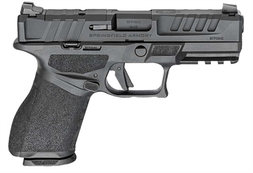 Picture of Springfield Echelon 4.0C, Semi-automatic, Striker Fired, Polymer Framed Pistol, Full Size, 9MM, 4" Barrel, Melonite Finish, Black, Optics Ready Slide, Front Tritium Night Sight, Tactical Rack U-Dot Rear, 10 Rounds, 2 Magazines EC9409BLC-U