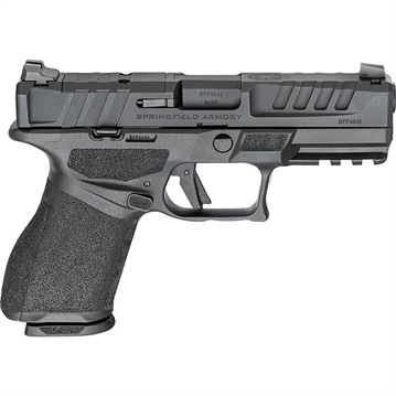 Picture of Springfield Echelon 4.0C, Semi-automatic, Striker Fired, Polymer Framed Pistol, Full Size, 9MM, 4" Barrel, Melonite Finish, Black, Optics Ready Slide, Front Tritium Night Sight, Tactical Rack U-Dot Rear, 15 Rounds, 2 Magazines EC9409B-U-15