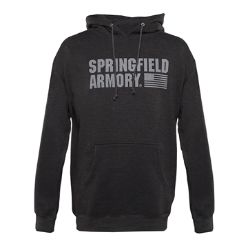 Picture of Springfield Armory Flag Logo Men's Charcoal Gray Long Sleeve Small GEP1663S