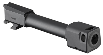 Picture of Springfield Armory Hellcat 3.80" Threaded 9mm Luger with Self-Indexing Compensator, Black Melonite (Does Not Fit Pro Series) HC0901TB-KIT