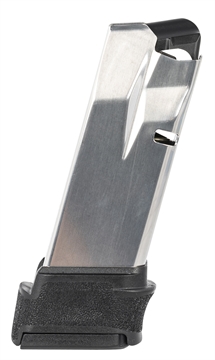 Picture of Springfield Magazine, 9MM, 15 Rounds, Fits Hellcat, with Black Base, Stainless, Silver HC5915