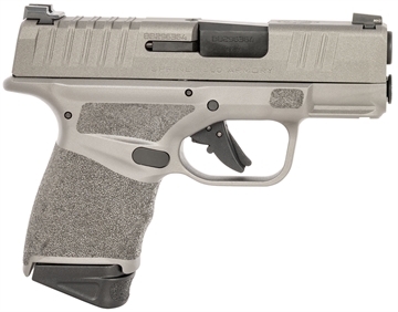 Picture of Springfield Armory Hellcat Micro-Compact 9mm Luger 13+1 3" Black Melonite Barrel, Tungsten Gray Cerakote Serrated Slide & Steel Frame w/Picatinny Rail, Gray Polymer w/Adaptive Texture Grips HC9319Y
