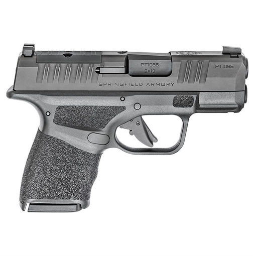 Picture of SPRINGFIELD ARMORY ARMORY HELLCAT OSP PISTOL 9MM 3IN 13RD WHITE DOT SIGHTS BLACK 1X11RD 1X13RD MAGS HC9319BOSP-UWD